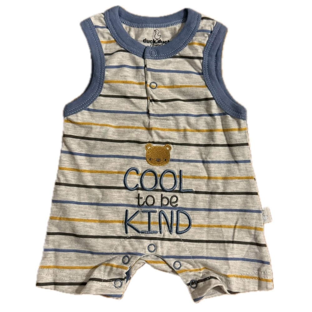 Duck Duck Goose Baby Boy Romper